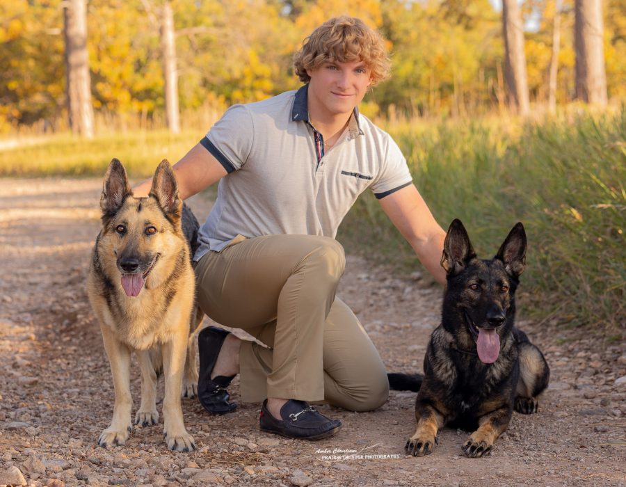 senior portrait with dogs senior portrait with dogs photo